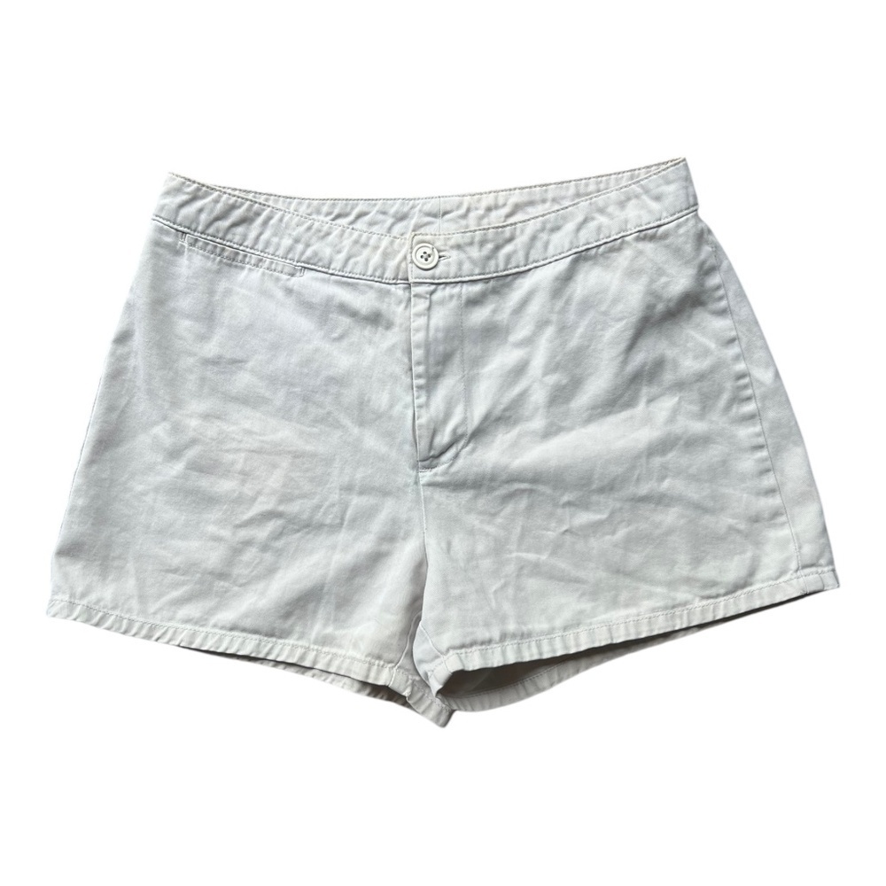 Y2K Light Cream Old Navy Cotton Short Shorts 2.5 in inseam sz 6